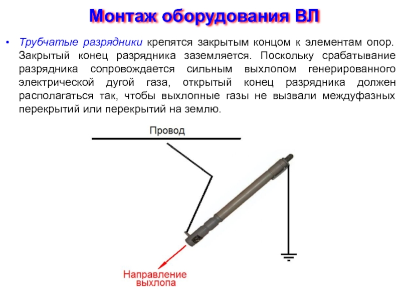 Трубчатые разрядники фото