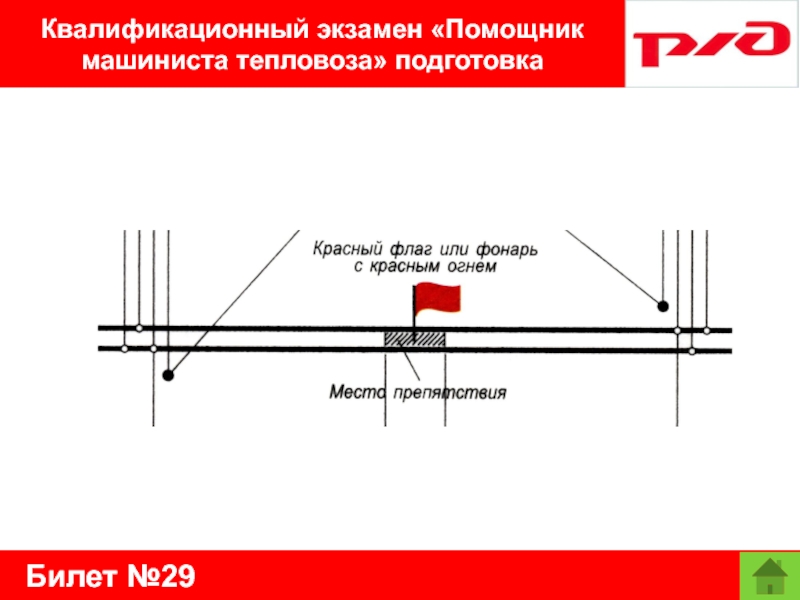 Билет №29Квалификационный экзамен «Помощник машиниста тепловоза» подготовка