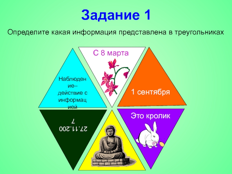 1 какая информация. Представление информации 3 класс. Работа с информацией 3 класс. Наблюдение треугольник. Предоставление информации 3 класс.