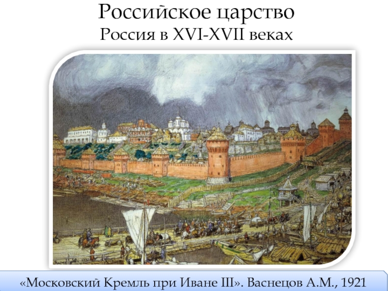 Презентация Российское царство Россия в XVI-XVII веках