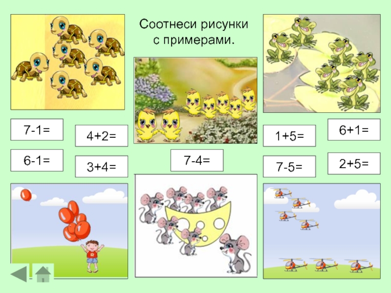 Составь пропорции по картинке