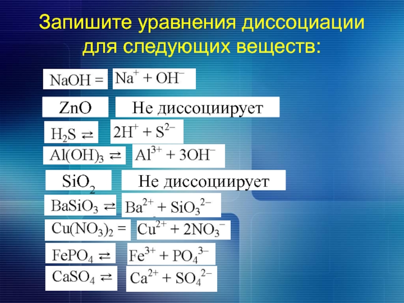 K2co3 al no3. Уравнения реакций электролитической диссоциации. Запишите уравнения диссоциации веществ. Уравнения диссоциации веществ. Уравнения диссоциации электролитов.