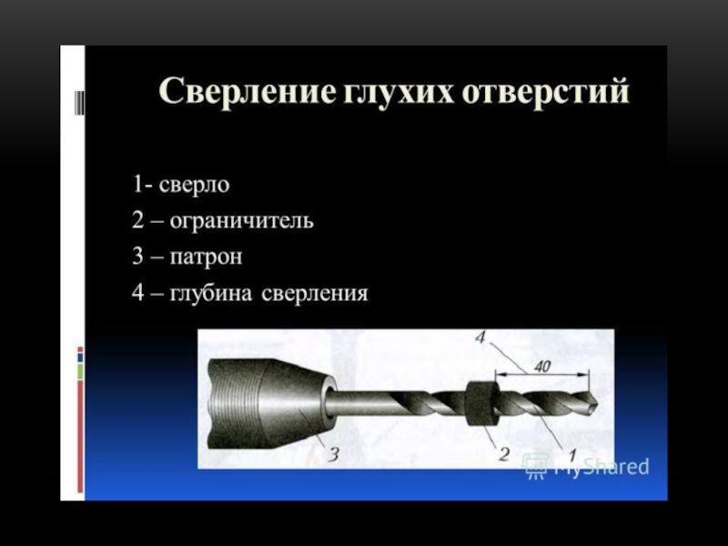 Как называется отверстие. Технология сверления глухих и сквозных отверстий. Сверление глухих отверстий. Сверление глухого отверстия. Приемы сверления сквозных и глухих отверстий.