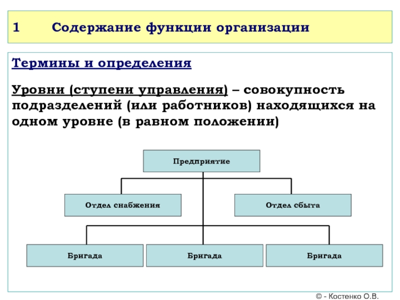 Функции организации. Содержание функции организации. Структурные подразделения звенья и ступени управления. Звенья. Ступени управления. Каково содержание функции организации.