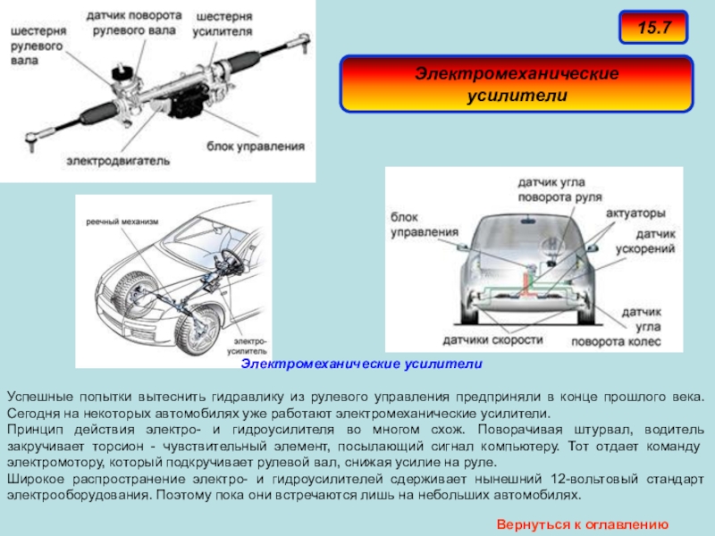 Исполнительные устройства. Устройство и работа системы рулевого управления электромеханический. Исполнительное устройство в машинах. Рулевой привод с электромеханическим усилителем троллейбус. Блок управления усилителя рулевого управления кия.