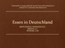 Essen in Deutschland