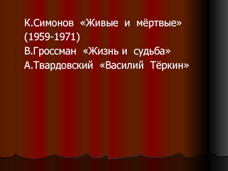 Публицистика времен войны презентация 11 класс