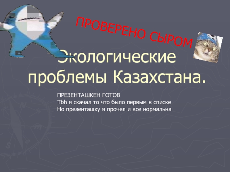 Презентация Экологические проблемы Казахстана