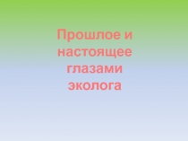 Прошлое и настоящее глазами эколога 4 класс