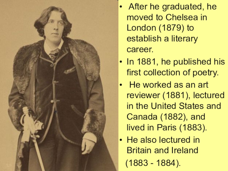 Оскар уайльд биография на английском. Collected poems. Oscar Wilde. Oscar Wilde in 1881 he publish his first collection of Poetry poems.. In 1881 he publish his first collection of Poetry poems..