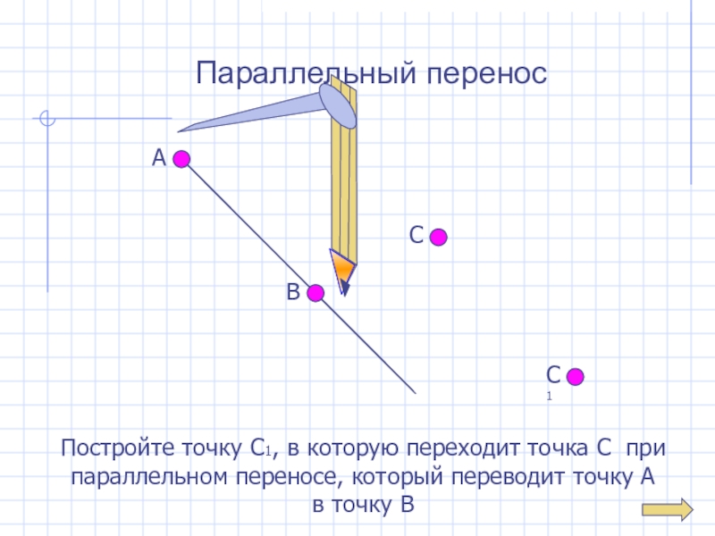 Постройте точку м. При параллельном переносе точка а. Образ точки при параллельном переносе. Как построить образ точки при параллельном переносе. Параллельный перенос точки в сечении.