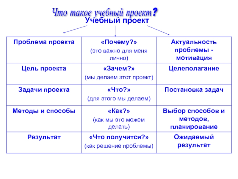 Что такое учебный проект