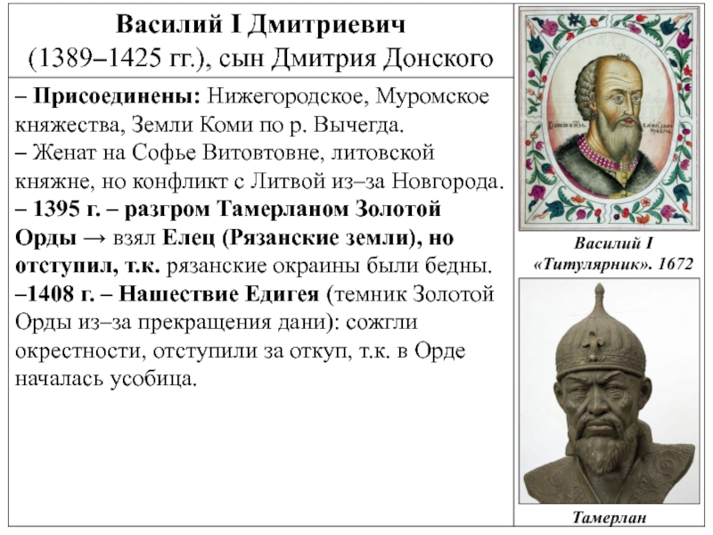 Жизнь василия 1. Тамерлан и Василий 1. Василий 1 Нашествие Тамерлана. Василий первый Тамерлан. Василий 1 современники.