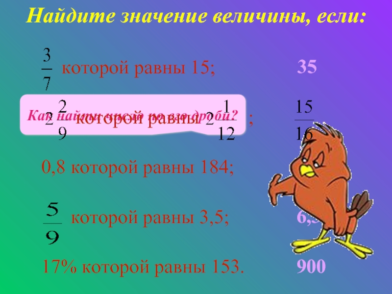 Нахождение числа по его дроби 6. Как найти значение величины. Как вычислить значение величины. Значение величин. Значение величины равноa.