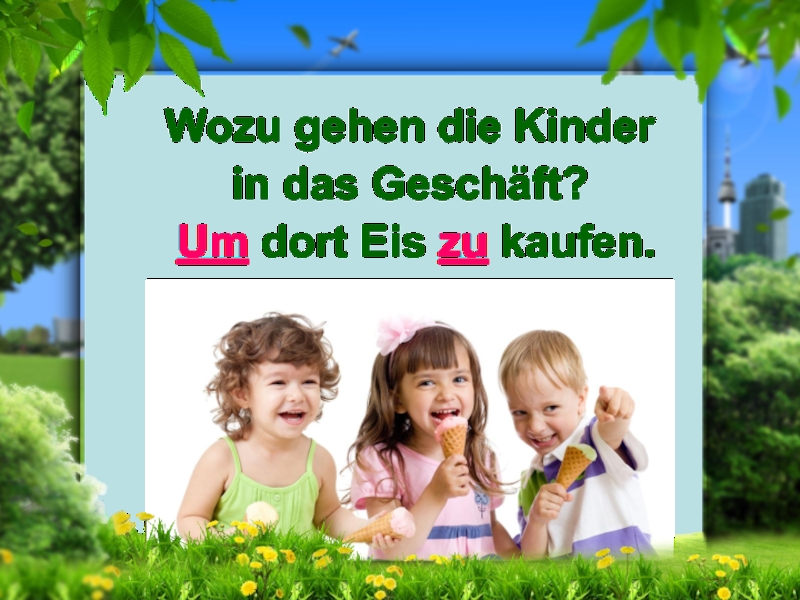 Die kinder gehen in die schule