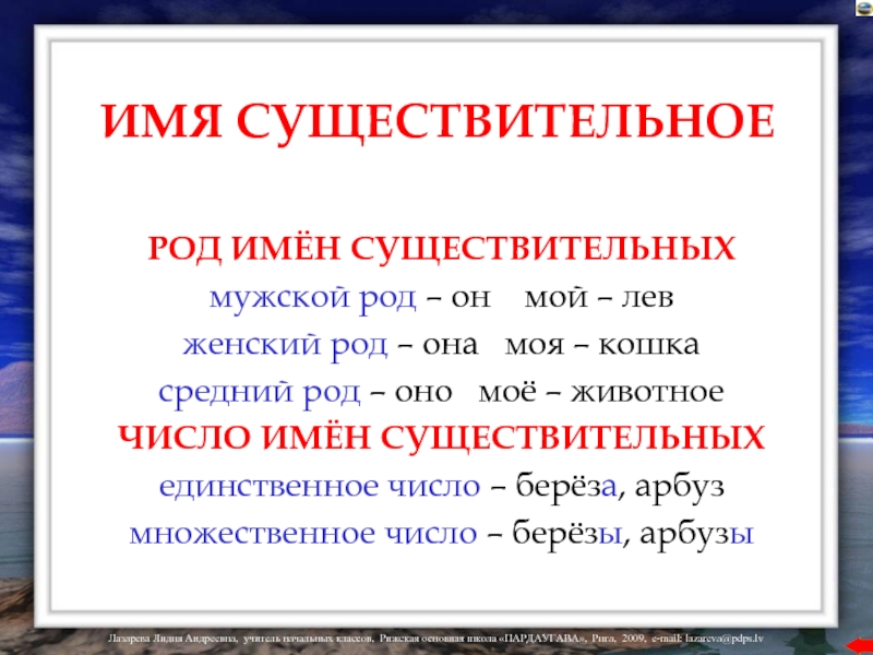 Технологическая карта урока русского языка 3 класс род имен существительных