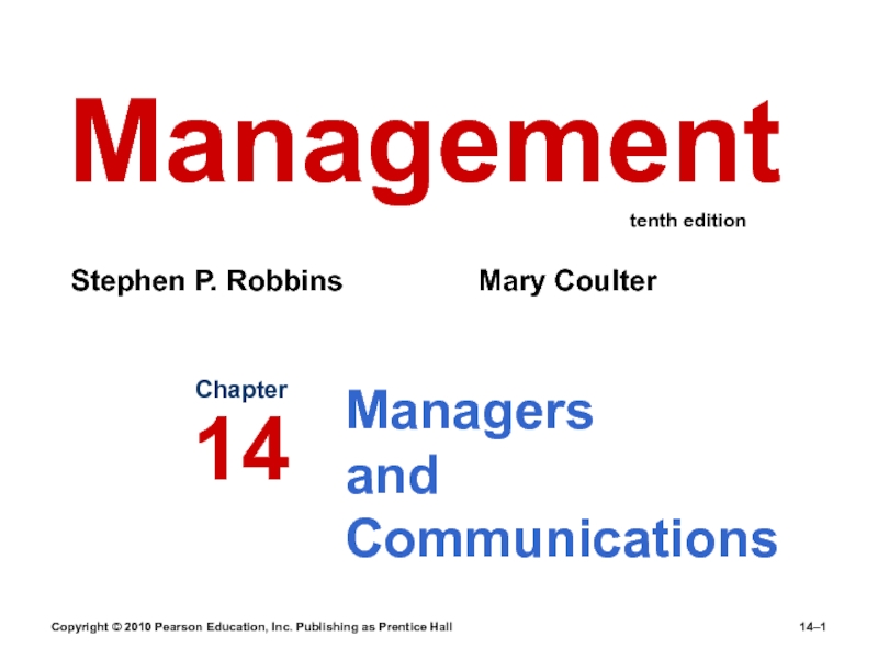 Managers and Communications