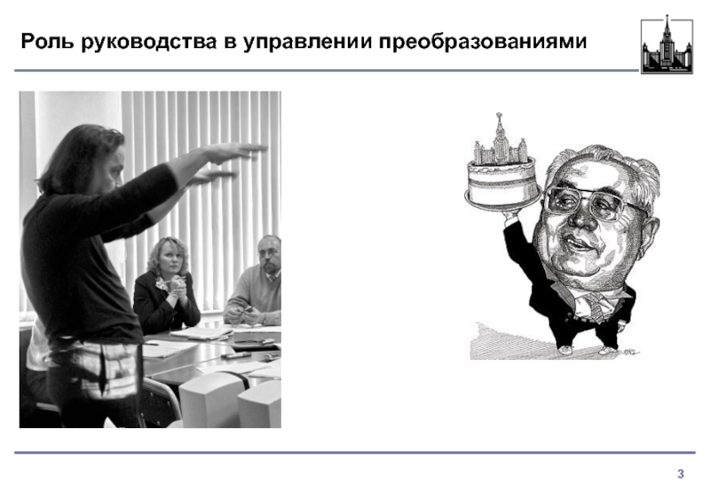 Экономика Роль руководства в управлении преобразованиями Роль руководства в управлении преобразованиями