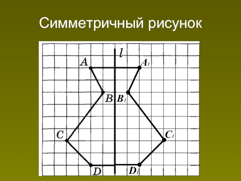 Симметрическая фигура нарисовать