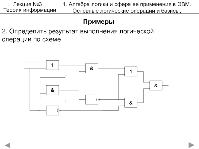 Построить схему в базисе и или не онлайн