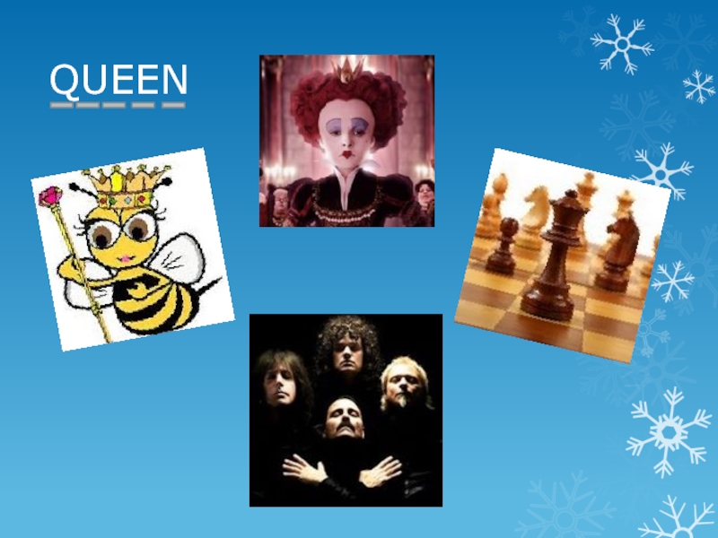 4 Pictures 1 Word QUEEN QUEEN