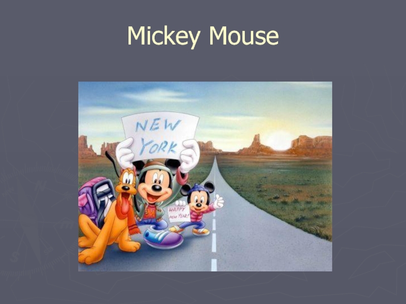 Презентация Mickey Mouse