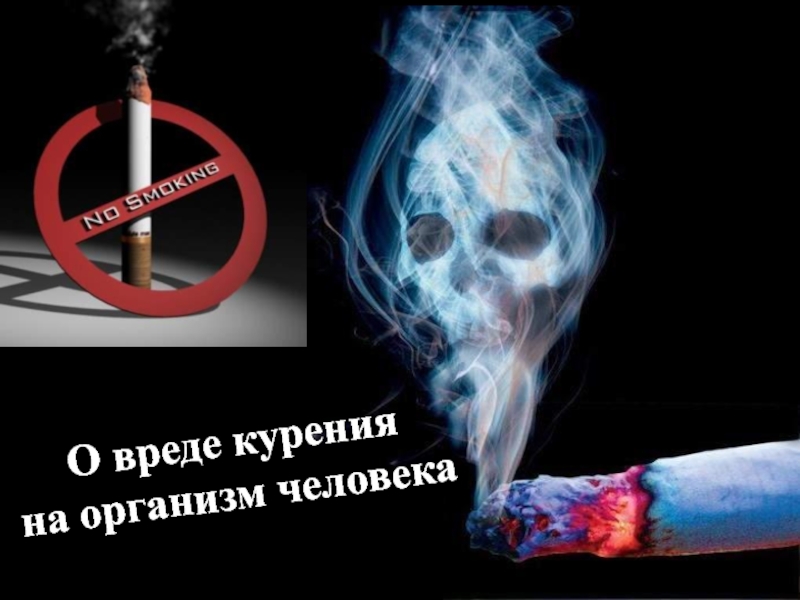 Презентация О вреде курения на организм человека 10 класс