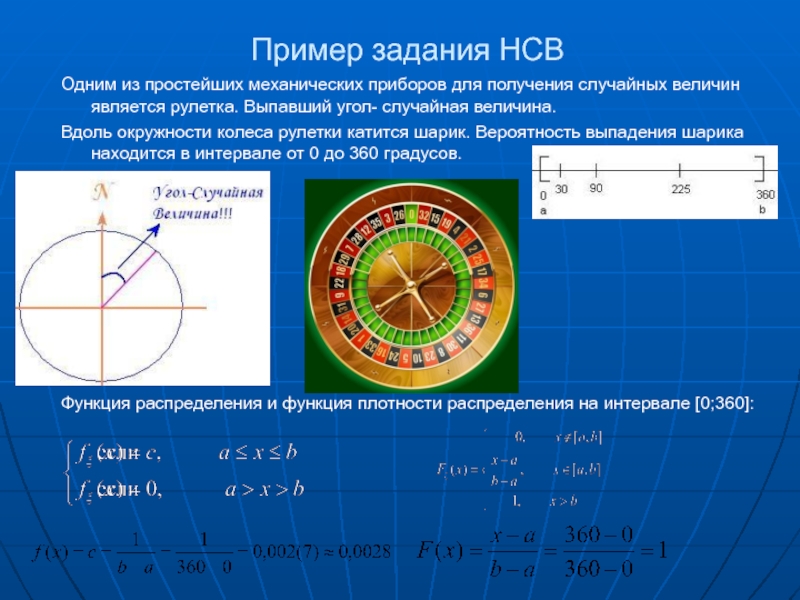 Угол случайно. Примеры НСВ. Величина окружности. Вдоль окружности. Примеры заданий работы с кодесом?.