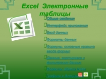 Excel Электронные таблицы