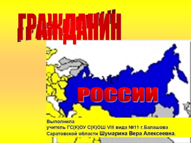 Презентация Гражданин России 8-9 класс