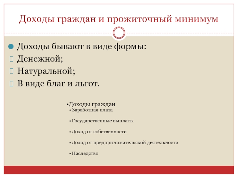 Презентация на тему распределение доходов 8 класс