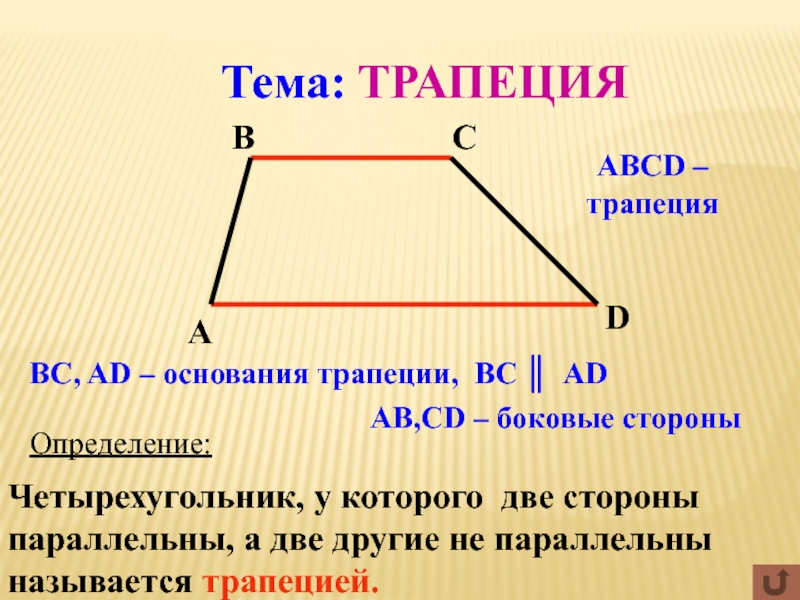 Трапеция определение рисунок