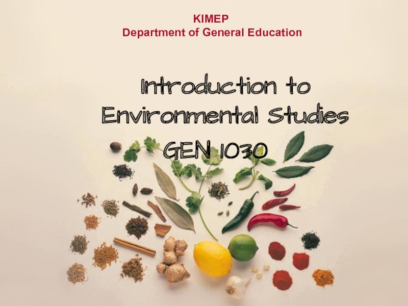 KIMEP Department of General Education