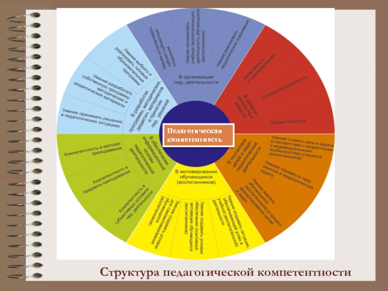 Структура педагогической компетентностиПедагогическая компетентность