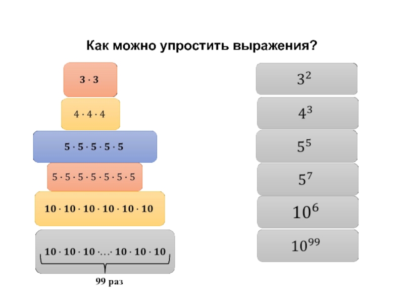 Вычислите значение степеней 2 3. Как можно упрощать информацию. Что можно упростить. 555) Выражение:. Как можно упростить ряды.