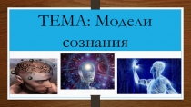 ТЕМА: Модели сознания