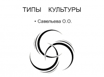 ТИПЫ КУЛЬТУРЫ