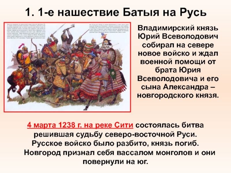 При нападении батыя на киев князь