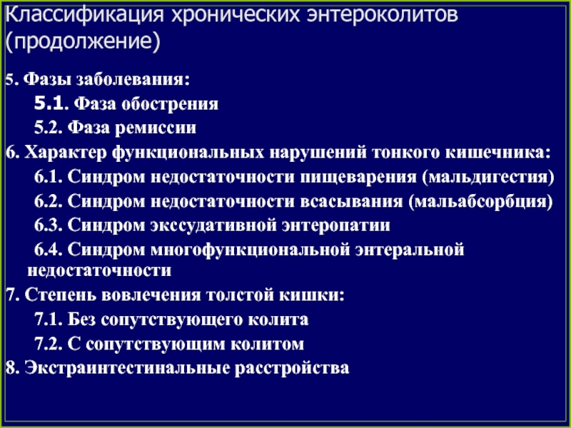 Энтероколит симптомы и лечение у взрослых