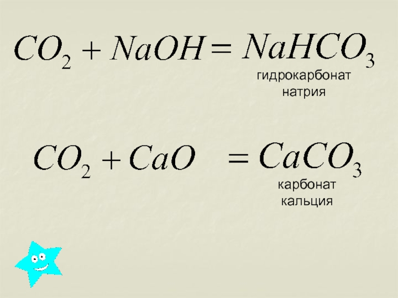 Карбонат кальция и углекислый газ