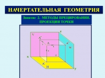 Методы проецирования. Проекции точки