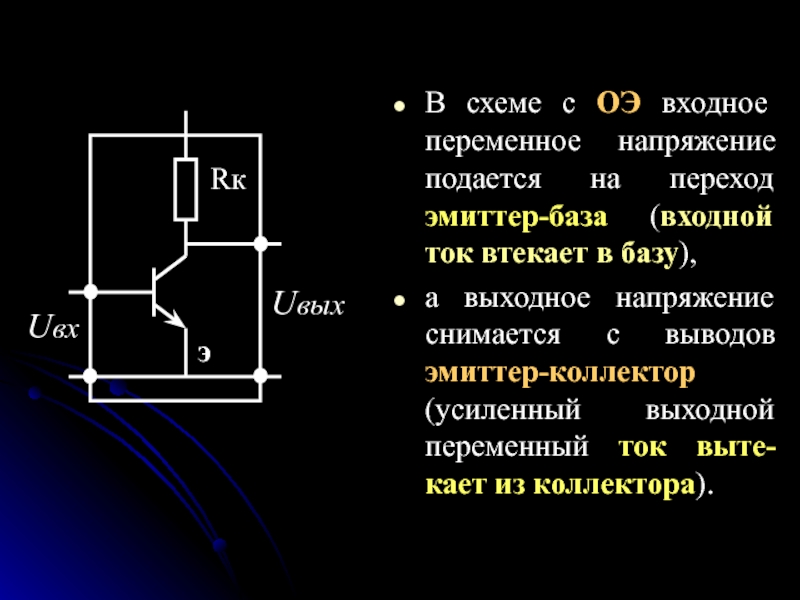 Коэффициент передачи тока эмиттера в схеме с об