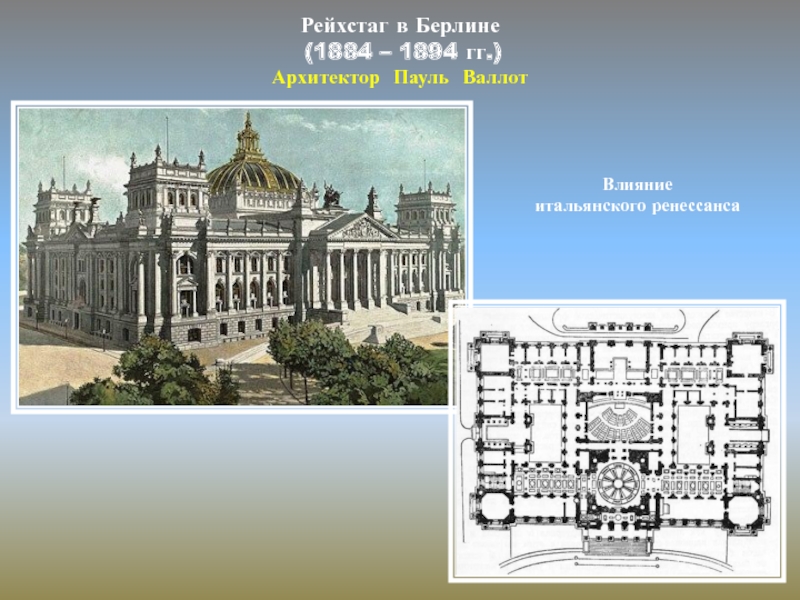 План здания рейхстага