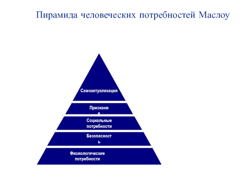 Пирамида маслоу самоактуализация