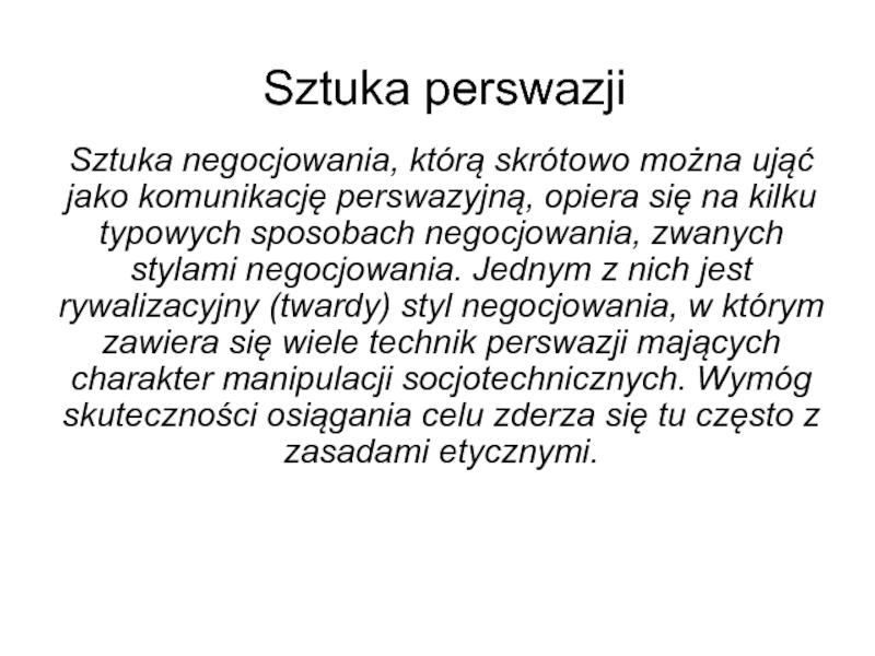 Sztuka perswazji