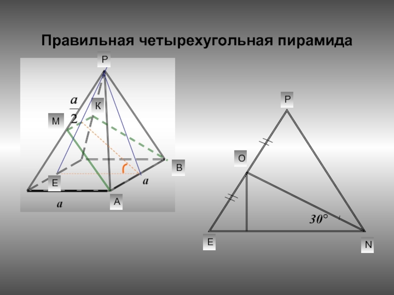 1 правильная пирамида. Правильная четырехугольная пирамида. Четырехугольная пирамида фото. Модель четырехугольной пирамиды. Пирамида 30.