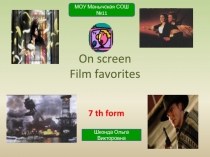 On screen.Film favorites