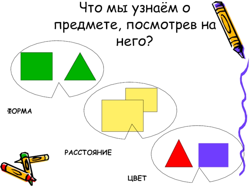 Какой предмет можно увидеть. Посмотри на предмет.