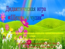 Дидактическая игра
Щенок и чудак