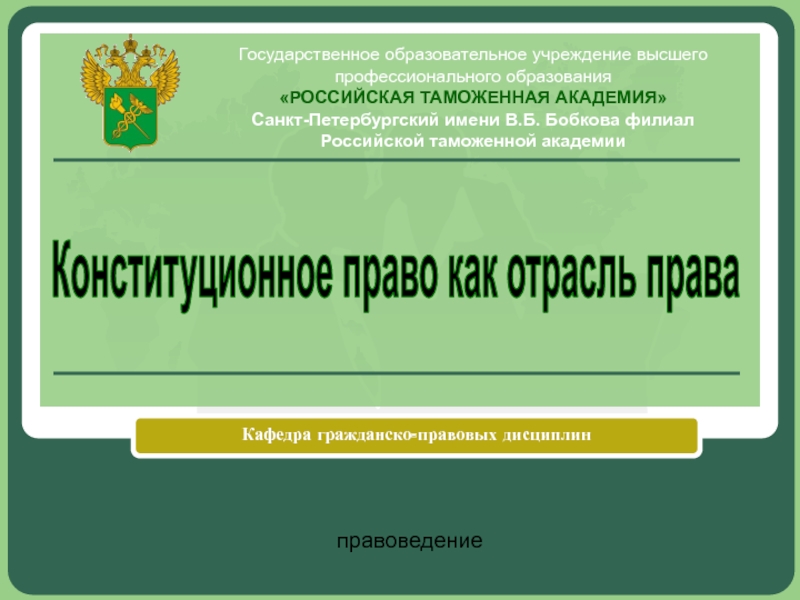 Презентация Конституционное право как отрасль права.pptx